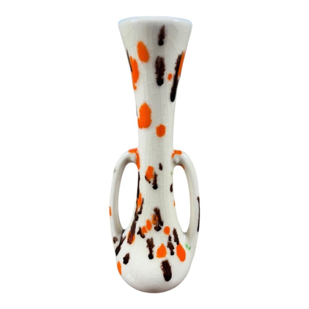 Mid-Century Speckled Vase‎